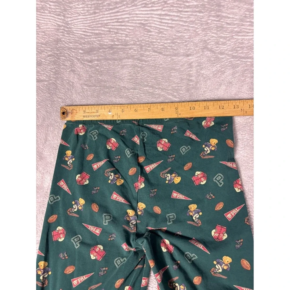 Polo Ralph Lauren Polo Bear Boys Sleepwear Pants Green Sz 14